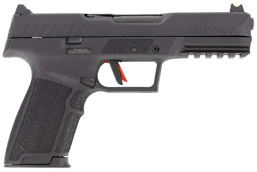 dTISAS PX-5.7 F.O. RAPTOR 5.7X28 PISTOL 4.8" QPC SLIDE, ADJ REAR SIGHT, 2-20RD MAGS